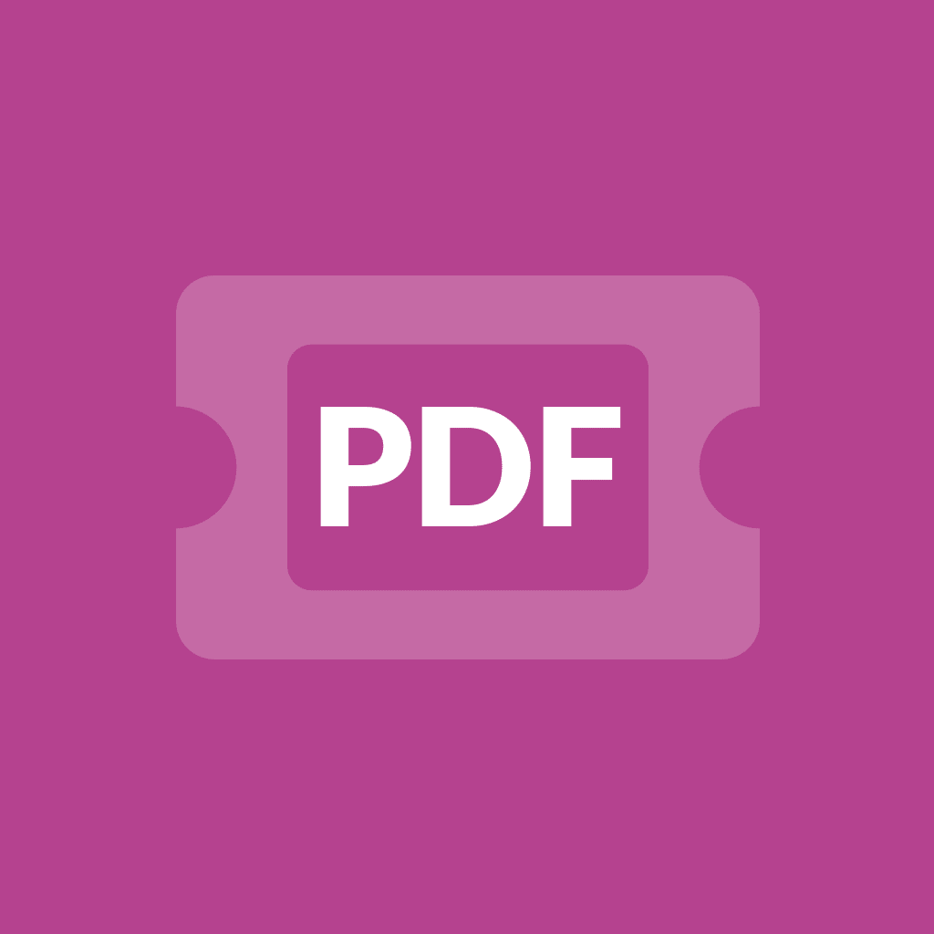 FooEvents PDF Tickets (Licence : Single)
