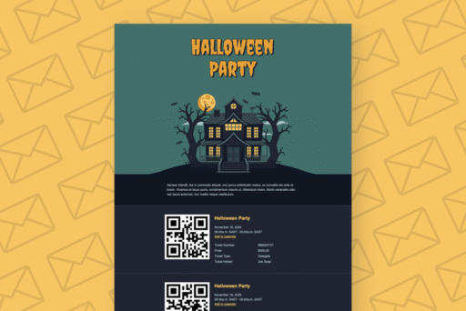 Custom Halloween Ticket Theme