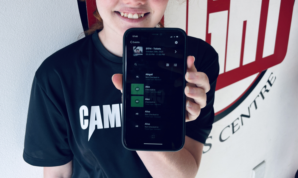 Camp Fight Case Study: Small Members-Only Event, Heavyweight Ticketing 4 Fooevents Check-Ins App Displaying Attendees