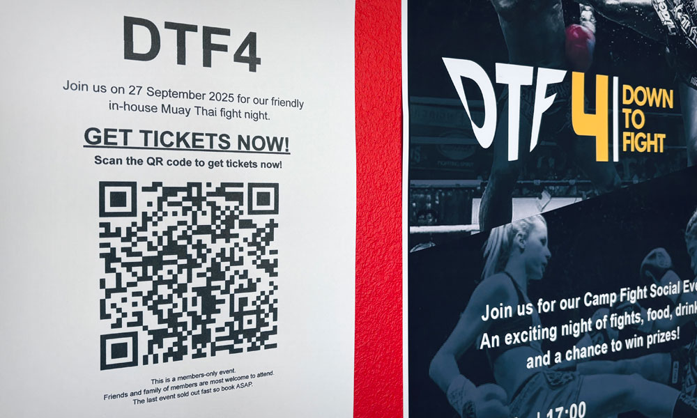 Camp Fight Case Study: Small Members-Only Event, Heavyweight Ticketing 3 Scan Qr Code To Buy Tickets