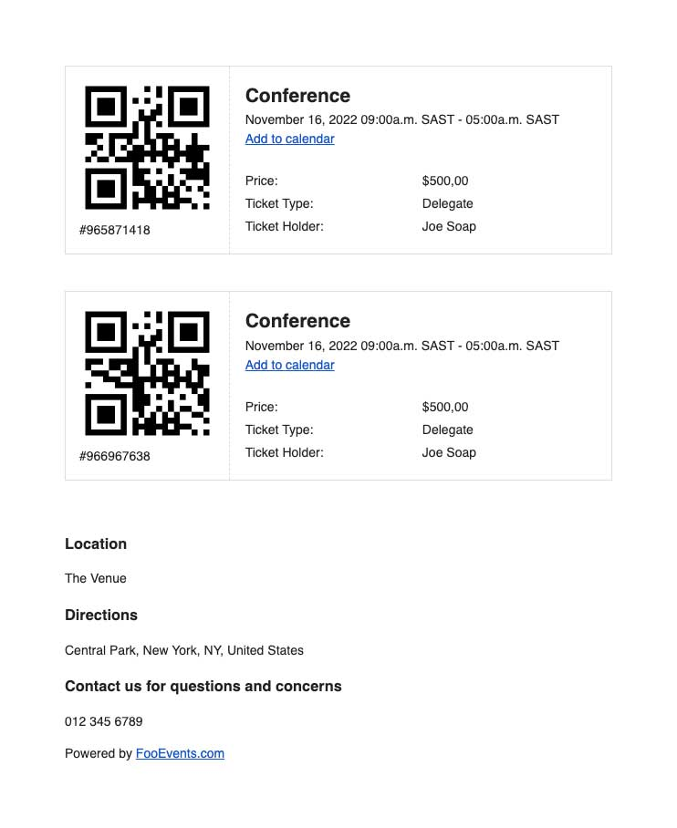 FooEvents Ticket Themes 13 image 1