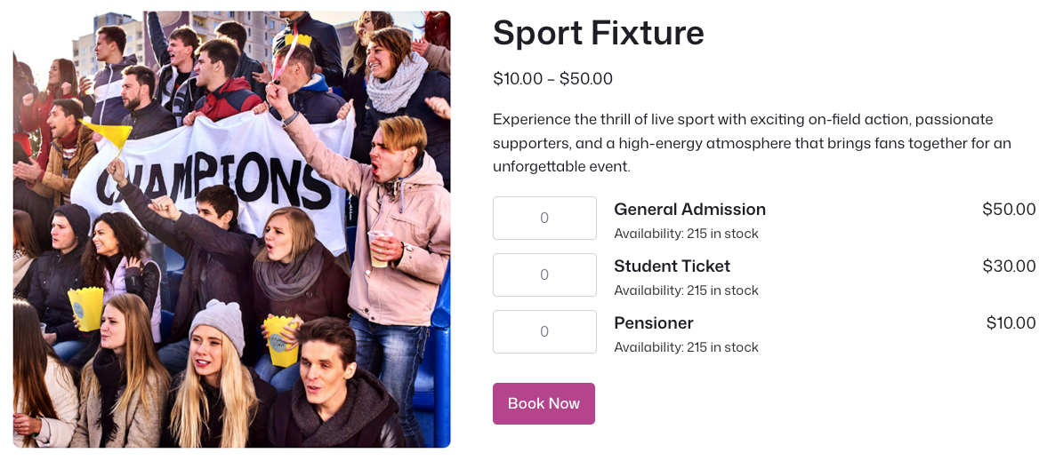 Sports Events 1 sport